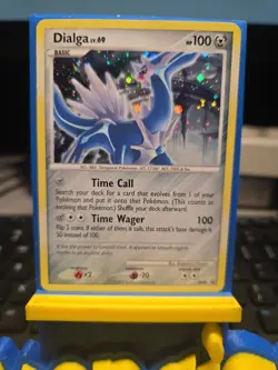Dialga DP49 Black Star Promo Holo Rare Diamond & Pearl Pokemon Card 2009 LP - Image 2
