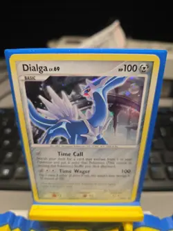 Dialga DP49 Black Star Promo Holo Rare Diamond & Pearl Pokemon Card 2009 LP - Image 5