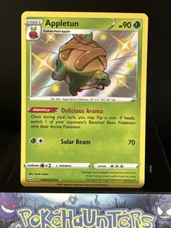 Pokemon Card Appletun SV014/SV122 Shining Fates Ultra Rare Shiny Vault NM - Image 1