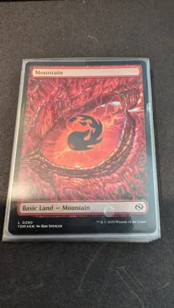 Mountain 290 Dragon Eye, FOIL, Tarkir Dragonstorm, Pack Fresh - Image 1