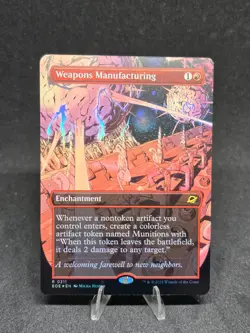MTG Weapons Manufacturing 0311 Edge of Eternities Borderless Rare NM - Image 1