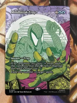 Mindbreak Trap #0011 (Borderless) Spider-Man Eternal-Legal Regular Mythic - NM/M - Image 1