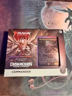 Magic the Gathering Duskmourn House of Horror Endless Punishment Commander Deck - Image 1
