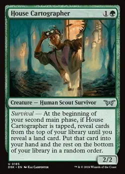 1x House Cartographer NM Eng MTG - Duskmourn: House of Horror - Image 1