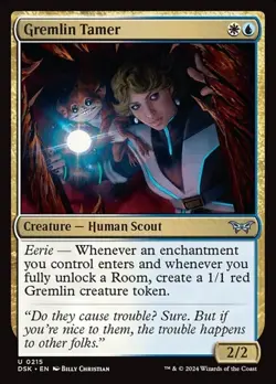 1x Gremlin Tamer NM Eng MTG - Duskmourn: House of Horror - Image 1