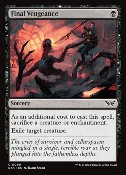 1x Final Vengeance NM Eng MTG - Duskmourn: House of Horror - Image 1