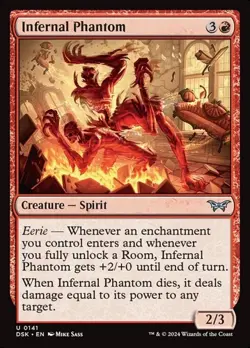 1x Infernal Phantom NM Eng MTG - Duskmourn: House of Horror - Image 1