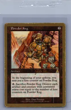 World Championship 1999 Magic The Gathering Powder Keg Gold Border 136/143 - HP - Image 1