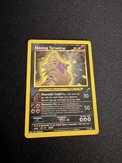 Pokemon Card Lot Shining Tyranitar 1st Ed Neo Destiny Light Arcanine EX Vintage - Image 1