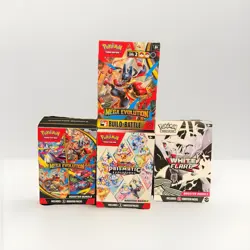 Pokemon Booster Bundle Lot - Mega Evolution, White Flare, Prismatic Evolutions - Image 1