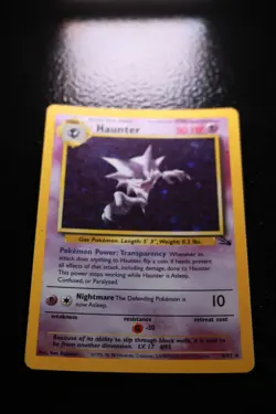 Pokemon TCG Haunter Fossil 6/62 Holo Unlimited Holo Rare NM - Image 2