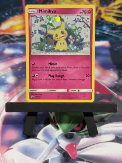 Pokemon TCG Mimikyu Holo SM Black Star Promos SM163 NM Condition - Image 1