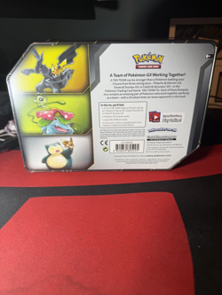 Pokemon TCG 2019 Pikachu & Zekrom GX Tag Team Tin NEW Factory Sealed - Image 2