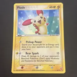 Plusle 6/12 Trainer Kit Cosmos Holo Rare 2 Swirls Pokemon TCG NM/LP 2006 - Image 1