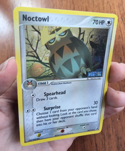 Pokemon TCG Noctowl EX Unseen Forces holo uncommon 43/115 Stamped 2005 NM - Image 5
