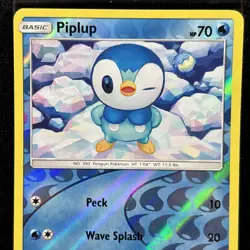 Piplup - 32/156 - Ultra Prism - Reverse Holo Pokemon TCG - Image 2