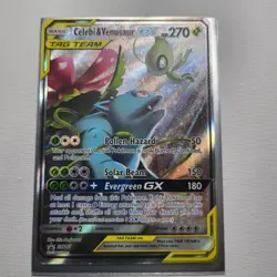 Celebi & Venusaur GX LP SM167 Sun & Moon Promo 167 Pokemon TCG Holo - Image 1