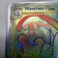Mewtwo VSTAR 79/78 Rainbow Secret Rare Full Art Pokemon NM grade worthy!! - Image 2