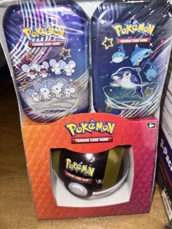 Pokemon Paldean Fates 2x Mini Tins + GREATBALL Tin - Factory Sealed (LOT OF 3*) - Image 5
