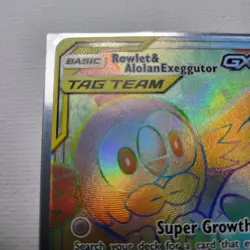 Pokemon Tcg - Rowlet & Alolan Exeggutor Gx 237/236 Hyper Rare Unified Minds - Image 2