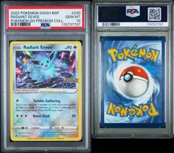 PSA 10 RADIANT EEVEE #230 BLACK STAR PROMO 2022 POKEMON SWSH SWORD & SHEILD - Image 5