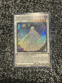 Yu-Gi-Oh! Garden Rose Maiden LDS2-EN113 Secret Rare 1st ED NM ENG - Image 1