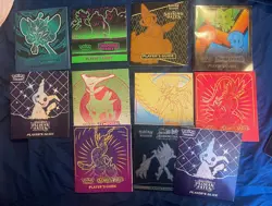 14x Pokemon TCG ETB Players card Guide Book Multiple Sets w/ 151 - Image 1