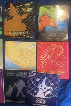 14x Pokemon TCG ETB Players card Guide Book Multiple Sets w/ 151 - Image 2