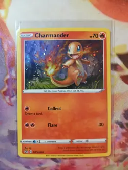 Pokemon TCG Charmander SWSH092 Black Star Promos Holo Card 2021 NM Condition - Image 1