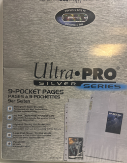 Ultra PRO 9-Pocket Silver Series 100 Pages for Standard Size Cards- Blue (81442) 74427814427 - Image 2