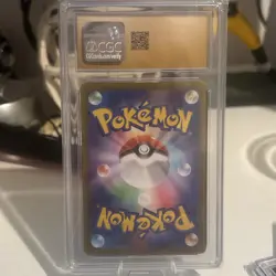CGC 10 Pristine Meditite 111/102 AR Art Rare Stellar Miracle sv7 Pokemon Card - Image 3