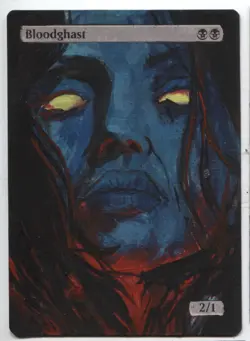 Bloodghast MTG Altered art MAGIC Hand Painted Card Commander - Image 1