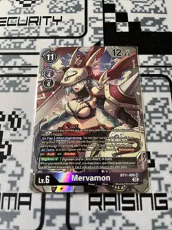 Mervamon Bt11-086 SR FOIL M/NM Digimon Card Game - Image 1
