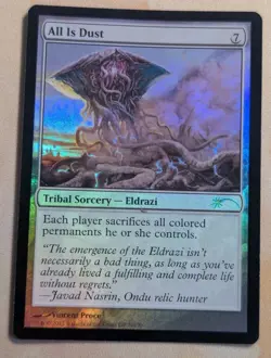 All Is Dust -Foil Promo Card Grand Prix Eldrazi Magic The Gathering MTG TCG ✨ - Image 1