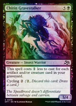 Chitin Gravestalker Aetherdrift NM MTG Foil - Image 1