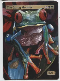 The Gitrog Monster MTG Altered art MAGIC Hand Painted Card Commander - Image 1