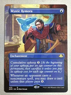 MTG / Mystic Remora / DMR / #420 / Regular (Borderless) / Rare / NM - Image 1