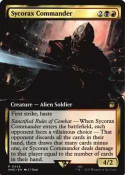 MTG Sycorax Commander (Extended Art) Normal NM Doctor Who Magic - Image 1