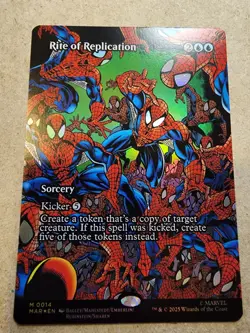 Rite of Replication - #14 Foil (Borderless) Marvel Universe Eternal-Legal - Mtg - Image 1