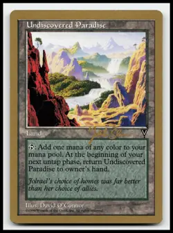 Undiscovered Paradise World Championship Decks Gold Border Magic The Gathering - Image 1
