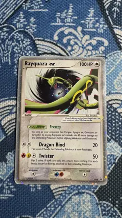 Rayquaza ex 039 Black Star Promo Holo 2006 Pokemon TCG Card - Played Condition - Image 1
