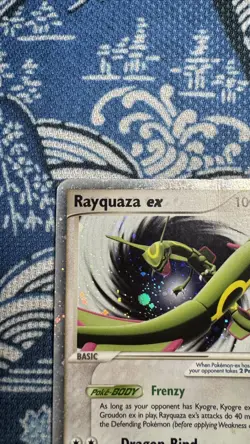 Rayquaza ex 039 Black Star Promo Holo 2006 Pokemon TCG Card - Played Condition - Image 2