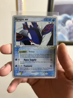Kyogre ex 037 EX Collector's Tin Black Star Promo Pokemon TCG HP - Image 1