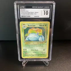 Pokemon Venusaur CGC 10 Trading Card Game Classic 003/034 Venusaur & Lugia Deck - Image 1