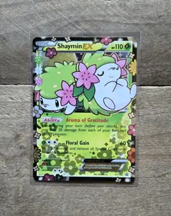 Pokemon TCG Shaymin EX XY148 Generations Holo Black Star Promo Card - Image 1
