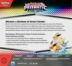 Pokemon TCG: Scarlet & Violet-Prismatic Evolutions Poster Collection - Image 3