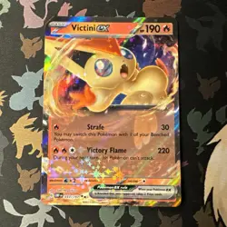 Pokemon TCG Victini EX 033/197 Obsidian Flames Near Mint NM English Double Rare - Image 1