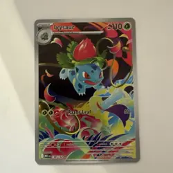 Ivysaur Illustration Rare 134/132 Near Mint Mega Evolution Pokemon TCG English - Image 1