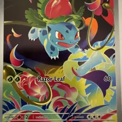 Ivysaur Illustration Rare 134/132 Near Mint Mega Evolution Pokemon TCG English - Image 4