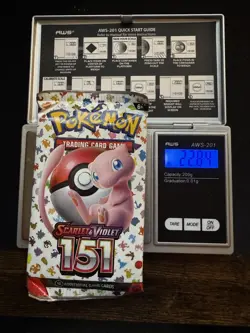 HEAVY Pokemon 151 Booster Pack 22.84g ENGLISH - Charizard Blastoise Venusaur U - Image 1